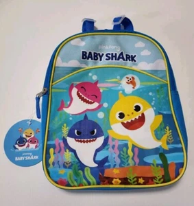 Mini Mochila BABY SHARK Pinkfong Niños Pequeños Azul Nueva con Etiquetas Correas Ajustables - Imagen 1 de 12