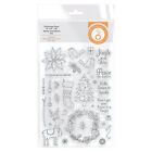 Tonic Studios Stamp And Stencil Set-Christmas Cheer 4973E