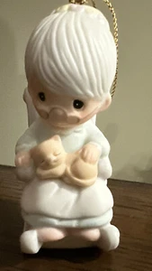 1982 Precious Moments “The Purr-fect Grandma” E-0516 Ornament Jonathan & David - Bild 1 von 1