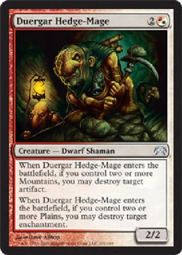 DUERGAR HEDGE-MAGE X4 4 4X Planechase MTG Magic the Gathering Cards DJMagic - Image 1 of 1