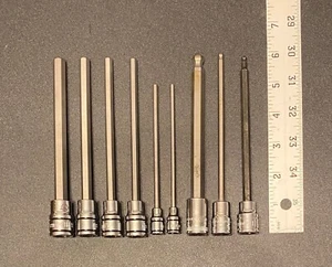 Long Hex Bit Tool Lot of 10 NEW Pieces - Picture 1 of 4
