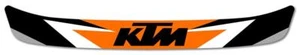 Sticker visière casque intégral MOTO 290mm x 35mm vinyle laminé - Imagen 1 de 1