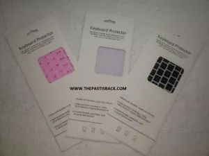 GET ALL 3 COLORS! SILICONE/WASHABLE KEYBOARD PROTECTOR FOR APPLE MACBOOK & iMac! - Picture 1 of 11