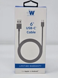 Just Wireless USB-C to USB 6ft Cable Model 05012 - Open Box - Picture 1 of 3