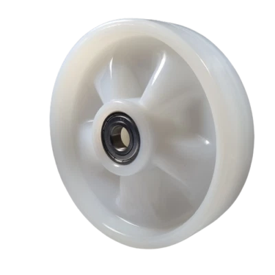 JUNGHINRICH, PRAMAC D200x50mm weißes Nylon Lenkrad B60mm Nabe