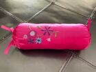 American Girl Doll Butterfly Bedding Pink Satin Bolster Pillow for Daybed 2006