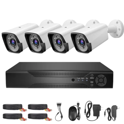 5MP Security Camera 8CH H.265 DVR Kit Outdoor Night Vision Audio Video CCTV - Image 1 of 4