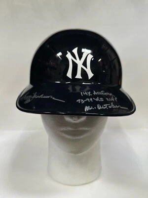 Reggie Jackson Signed FS Authentic Helmet NY Yankees W 3 Insc PSA Y36791 - Image 1 of 4
