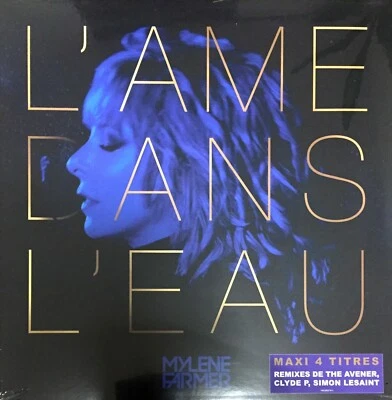 12" GOLD VINYLE MAXI MYLENE FARMER L' AME DANS L' EAU EDITION OR NEUF / BLISTER - Photo 1/4