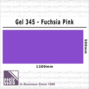 Clear Color 345 Filter Sheet - Fuschia Pink - Bild 1 von 2
