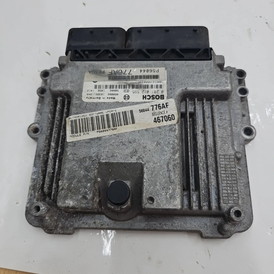 JEEP 2005-2006 LIBERTY 2.8L DIESEL 56044776AF ENGINE COMPUTER MODULE ECM ECU PCM - Image 1 of 4