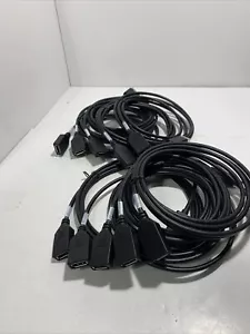 (Qty=10 cables) Display Port Male to Display Port Female Extension Cable 6' long - Picture 1 of 6