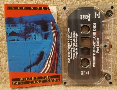 Vintage 1990 Cassette Tape Fred Koller Where The Fast Lane Ends Alcazar Prod - Image 1 of 4