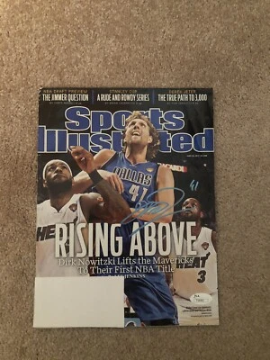 Dirk Nowitzki Signed/Autographed Sports Illustrated Magazine JSA - Image 1 of 4