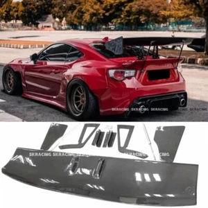 Universal Swan Wing GT Universal Carbon Fiber Style Wing Spoiler Rear Trunk Wing - Picture 1 of 24