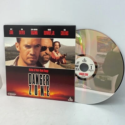 Danger Zone Laserdisc Movie OG US 1995 Edition VG+/VG+ Robert Downey Jr - Image 1 of 2