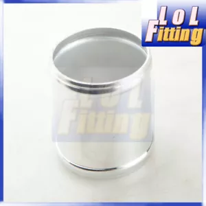 US SHIP Universal 2 1/2" inch 63mm Silicone Hose Joiner Aluminum Connector Pipe - Foto 1 di 3