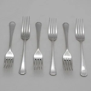 Cubiertos de servicio de plata GRECIAN Design EPNS A1 SHEFFIELD seis tenedores de postre 18 cm - Imagen 1 de 2