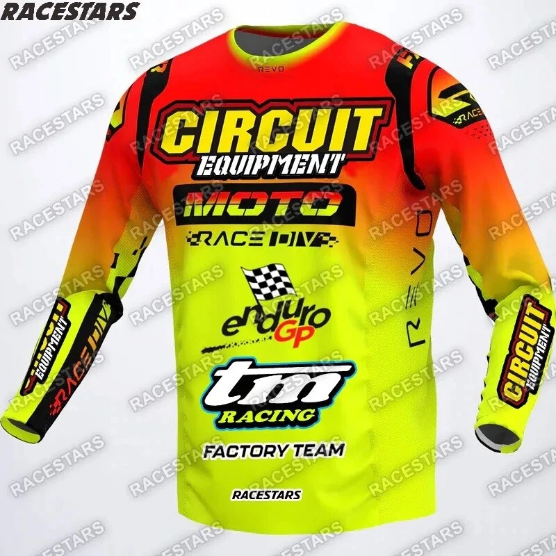 Camisetas TM Racing Motocross Moto Manga Larga Dirt Bike Enduro Racing Off-Road MTB Foto 1 de 4
