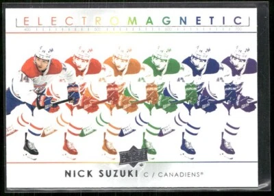 2021-22 Upper Deck Series 1 - #EM-13 Nick Suzuki - Image 1 of 2