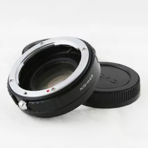 Focal Reducer Speed Booster 0.72x Adapter Nikon F G lens to Micro 4/3 mount M43 - Picture 1 of 3