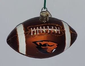 Oregon State Beavers Glas Weihnachtsschmuck - Fußball - Old World Christmas - Bild 1 von 6