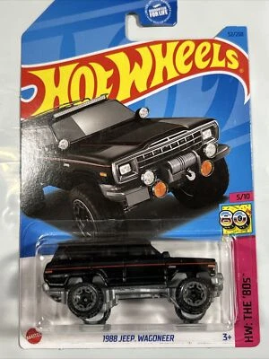 Hot Wheels 2023 HW: The '80s 5/10 1988 Jeep Wagoneer 52/250 - Image 1 of 3