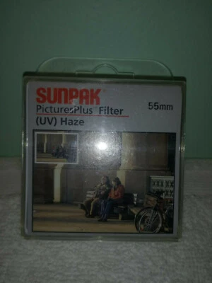 55MM SUNPAK BRAND FILTER NEW! ULTRAVIOLET HAZE - Image 1 of 2