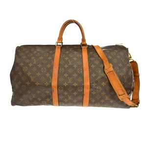 LOUIS VUITTON KEEPALL BANDOULIERE 55 TRAVEL BAG MONOGRAM M41414 XX37726 - Picture 1 of 10