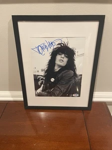 Tommy Lee (Mötley Crüe) Firmado 8x10 Foto Enmarcada PSA/DNA Autógrafo Rock Baterista - Imagen 1 de 3