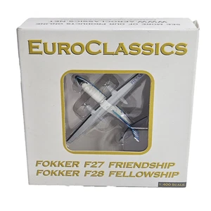 EURO CLASSICS AERO CLASSICS 1:400 FOKKER F-28 - SAS SCANDINAVIAN AIRLINES Boxed. - Picture 1 of 13