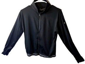 Under Armour Women's Black Heat Gear Windbreaker Track Jacket Activewear Size XS - Picture 1 of 12