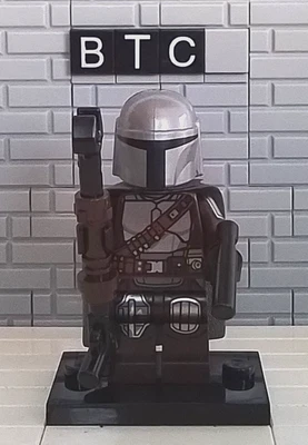 LEGO Star Wars The Mandalorian 75299 Mando - Silver Beskar Armor Minifigure NEW! - Image 1 of 4