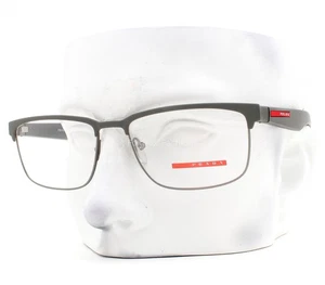 Prada Sport Eyeglasses VPS 51P 06P-1O1 Glasses Matte Gray Rubber 56mm with Case - Picture 1 of 6