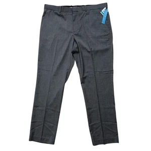 Perry Ellis Dress Pants Mens Size 36x30 Travel Luxe Stretch Slim Fit Gray NEW - Picture 1 of 6