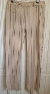 Lightweight Trousers- Size 38/10- 12, Feel Good Collection, Beige, Striped (92) - Picture 1 of 13
