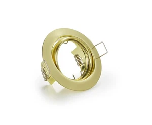 Trio Lighting 650100108 JURA recessed lighting metal brass mat slewable - Picture 1 of 3