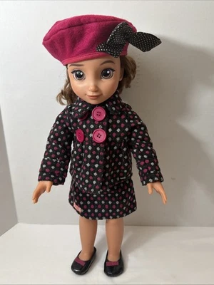 Our Generation Oh My Posh Deluxe Outfit For 18” Dolls - Tweed Outfit, Hat, Shoes - Image 1 of 4