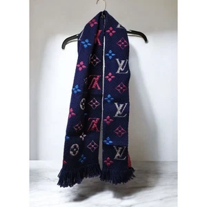 Louis Vuitton RARE Wool Silk M70899 Monogram Echarpes Logomania Rainbow Scarf - Picture 1 of 4