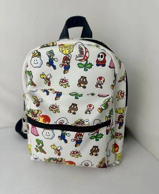 Super Mario Bros Nintendo Mini Backpack 12" Accessory Innovations New With Tags - Image 1 of 4