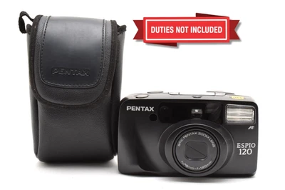 tested【NEAR MINT】Pentax Espio black 120 Point & Shoot 35mm Film From Japan - Image 1 of 4