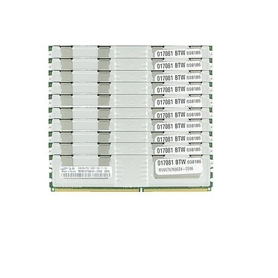 Lot of 34 2GB Mixed Branded 2Rx4 PC2-5300F 667MHz CL5 ECC Heat Sink Server RAM - Image 1 of 4