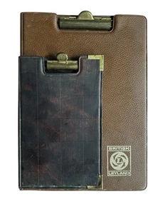 VTG 2 British Leland Sales Clipboards Jaguar MG Austin BMH Continental Cars 1971 - Picture 1 of 18