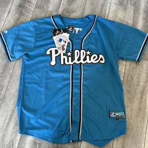 Majestic Authentic Blue Chase Utley #26 Philadelphia Phillies Jersey 54 X-Large - Picture 1 of 15
