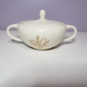 Azúcarero con Tapa Patrón Trigo Dorado Asas Crema/Blanco roto (2,25 × 7") - Imagen 1 de 15