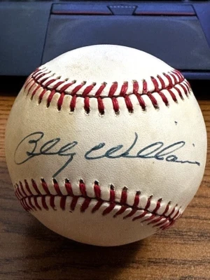 BILLY WILLIAMS SIGNED AUTOGRAPHED ONL BASEBALL!  Cubs!   HOF! - Image 1 of 2