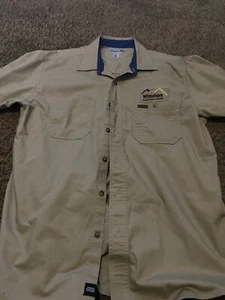 Carhartt Size Large Tradesman Men's Short Sleeve Work Shirt Tan🔥🔥🔥 - Picture 1 of 5