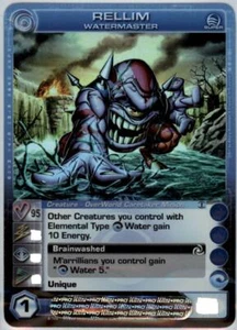 (cc1006) RELLIM WaterMaster Chaotic Card (MAX COURAGE 95) All other Stats Random - Picture 1 of 1