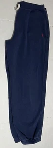 Polo Ralph Lauren Joggers Size Large Boys 14 16 Blue Drawstring Sweatpants - Picture 1 of 8