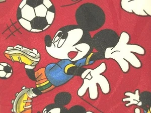 necktie MICKEY MOUSE Soccer Ball polyester Swirling Background Disney Balancine - Picture 1 of 6
